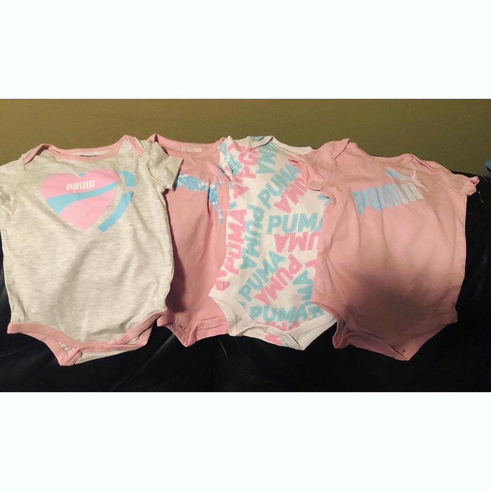 New 6-9 months PUMA onesies
